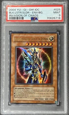 Yugioh 2004 Black Luster Solider - Envoy of The Beginning IOC-025 Ultra PSA 9 - Image 1 of 2