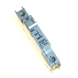 CB1 50A Circuit Breaker Curve U2 50 Amp Single Pole CU Wire 14-6 AWG 80V DC 10kA - Picture 1 of 5