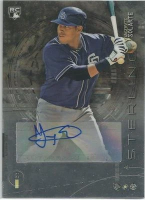 Yangervis Solarte San Diego 2014 Bowman Sterling Rookie Autograph - Image 1 of 2