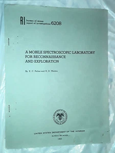 1963 BUR. OF MINES REPORT OF INVESTIGATION #6208 MOBILE SPECTROSCOPIC LABORATORY - Picture 1 of 4