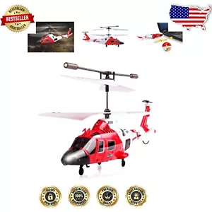 Dual Frequency RC Helicopter - 3-Channel Infrared Control with Flashing Lights - Picture 1 of 9