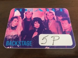 Heart 1985 Tour - satin backstage pass - printed by Otto - Picture 1 of 2