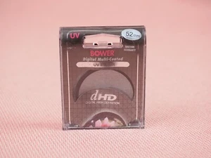 Bower Digital HD 52 mm Filtro UV per lenti (Nero) - Foto 1 di 3