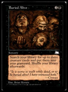 Buried Alive Weatherlight Magic the Gathering MTG Moderately played - Picture 1 of 2