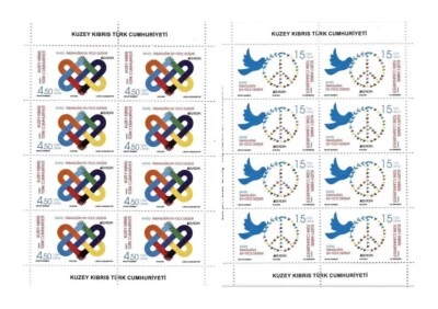 2023 - EUROPA (PEACE-THE HIGHEST VALUE OF HUMANITY) - TURKISH CYPRUS - UMM SHEET - Image 1 of 4
