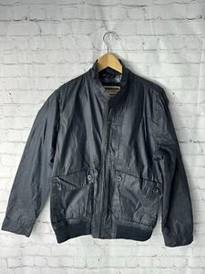 St George Duffer Navy Jacket Men's Size Large Zip Up - Picture 1 of 11