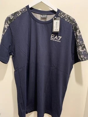 Emporio Armani EA7 Tshirt In Navy Blue Size XXL - image 1 of 4