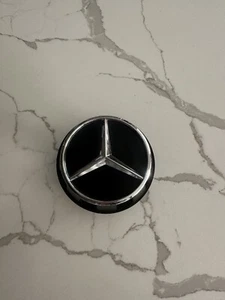 1PC Center Hub Mercedes Benz Maybach C63s E63s CLS63s AMG 60mm Black Center Cap - Picture 1 of 5