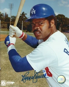 Signiertes 8x10 REGGIE SMITH Los Angeles Dodgers 8x10 handsigniertes Foto - COA - Bild 1 von 1