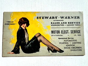 1930 Pinup Girl Blotter Publicidad - Hello Everybody de Rolf Armstrong - Imagen 1 de 2
