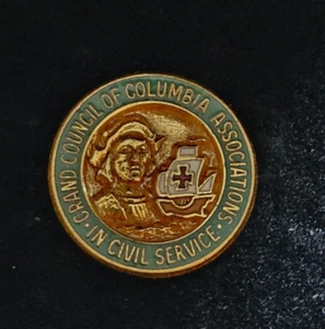 Vintage Grand Council of Columbia Associations In Civil Service Rare - Picture 1 of 3