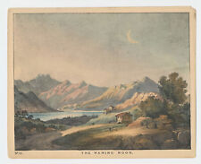 Antique Print "The Waning Moon (N.19)" C. F. Blunt-D. Bogue, 1845