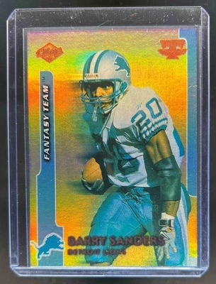 Triumph Barry Sanders Fantasy Team 1999 Collector's Edge #FT8 Lions Foto 1 de 2