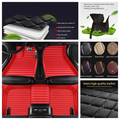 Custom Car Floor Mats for Tesla Model Y Waterproof luxury Auto Carpets Liners - Image 1 of 4