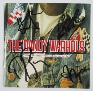 SIGNED by all 4 THE DANDY WARHOLS "Thirteen Tales from Urban Bohemia" CD NM 2000 - Picture 1 of 2