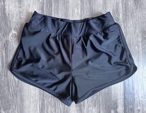 Cat & Jack Girls Black Swim Shorts SZ L Kids Swimwear Shorts Black Swim Shorts - Picture 1 of 10