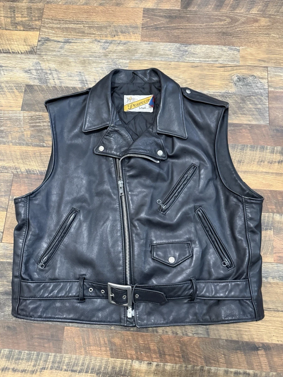SCHOTT Leather Outer Shell Vests for Men for Sale | Shop New