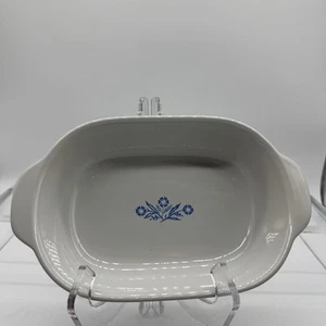 CorningWare 60th Anniversary 1.5 qt Stoneware Casserole Baker CORNFLOWER BLUE - Picture 1 of 10