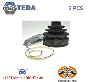 304058 CV JOINT BOOT KIT PAIR FRONT RIGHT LEFT WHEEL SIDE LOBRO 2PCS NEW - Picture 1 of 5
