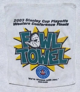 Anaheim Mighty Ducks 2003 Stanley Cup Playoffs Conference Finals Geflügel Handtuch - Bild 1 von 3