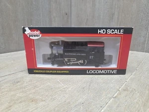 Model Power 0-4-0 LOCO No. 96505 B&O W/ Knuckle Coupler Baltimore & Ohio - Picture 1 of 7