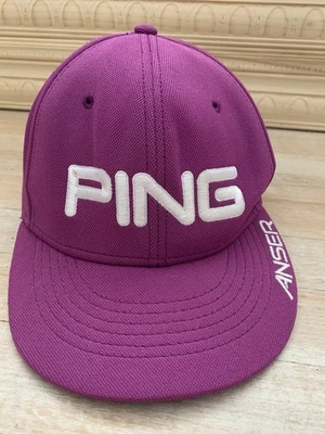 Gorra de golf Ping Anser Under Armour para hombre L/XL púrpura rendimiento Foto 1 de 4