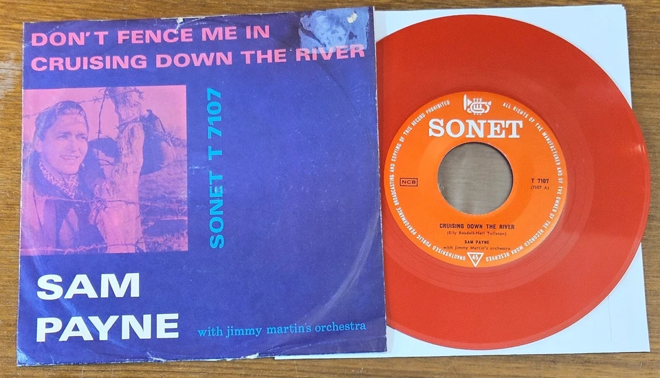 SAM PAYNE (aka Gunnar Winckler) "Don't Fence Me In" DK red SONET 45 TEEN Country - Bild 1 von 4