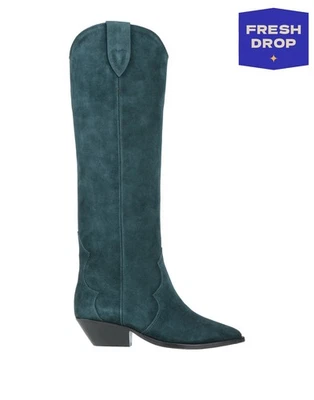 PVP €995 ISABEL MARANT Botas hasta la rodilla de cuero US8 UK5 EU38 Hechas en Portugal Foto 1 de 4