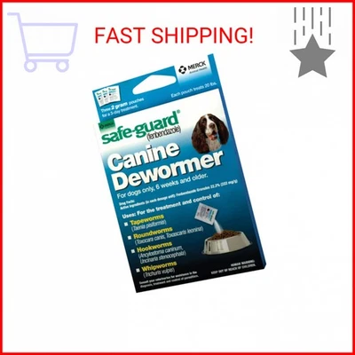Pro-Sense Safe-Guard 4, Desparasitante canino para perros, tratamiento de 3 días Foto 1 de 2