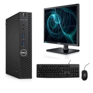 Pakiet Dell 3050 Micro 4 GB RAM 128 GB SSD Wifi + Samsung 19" TFT LED ✅ - Zdjęcie 1 z 6
