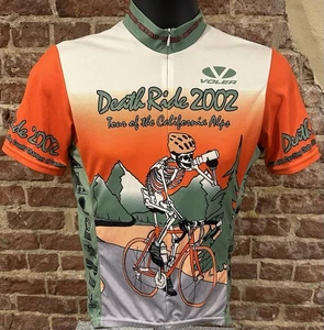 Voler Death Ride 2002 Tour of the Cali Alps Mens Small 3/4 Zip Cycling Jersey - Picture 1 of 11