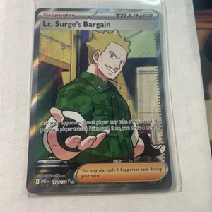 Lt. Surge’s Bargain 170/132 - Ultra Rare - Pokemon Mega Evolution - NM - Bild 1 von 2