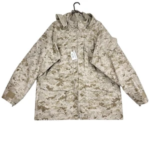 US Navy NWU Type II Desert Digital Working Parka XL Reg Waterproof Sealed Seams - Picture 1 of 8