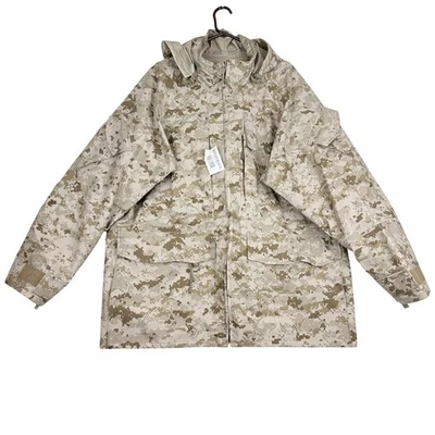 US Navy NWU Type II Desert Digital Working Parka XL Reg Waterproof Sealed Seams - Image 1 of 4