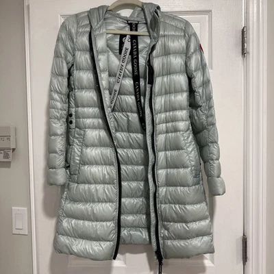Chaqueta con capucha de ciprés Canada Goose para mujer - azul claro talla pequeña/pequeña Foto 1 de 4