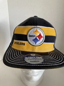 Pittsburgh Steelers Reebok NFL Fútbol Scrimmage Ajuste Elástico Gorra Flatbill L/XL - Imagen 1 de 14