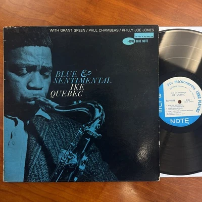 Ike Quebec – Blue & Sentimental 1962 OG MONO EAR Blue Note 4098 EX Vinyl - Imagem 1 de 2