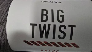 Big Twist Garn WERT 60Z FARBE MITTELGRAU - Bild 1 von 6