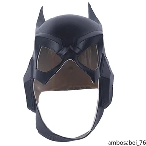 Game Batman Arkham Knight Mask Full Face Mask Head Set Halloween Show Costume - Picture 1 of 15