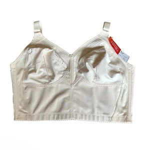 Sujetador Clásico Triumph Nuevo con Etiquetas Talla 16C Doreen Algodón Desnudo Beige Claro Suave Copa Bustier - Imagen 1 de 5