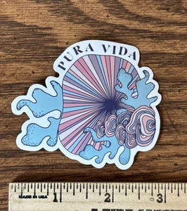 Pura Vida Koralle Aufkleber - ca. 3" - Bild 1 von 1