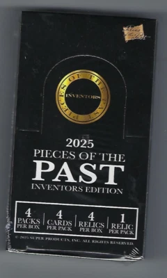 2025 Super Break Pieces of the Past Inventors Edition Hobby Box - Image 1 of 2