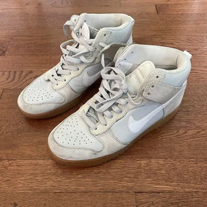 Nike Dunk High Pro SB 2008 Premium grigio gomma bianco pony hair taglia 8 uomo  - Foto 1 di 8