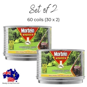 Mortein Outdoor Mosquito Coils Repellent Incense Coil Burner Bulk Value - Picture 1 of 5