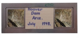 1948 Stereo Realist slide HOOVER DAM AZ July 1948 EARLY Kodachrome - Picture 1 of 3