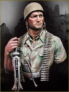 Young Miniatures 1/10 German Fallschirmjager 1944 YM1844 Unpainted resin  kit * - Picture 1 of 3