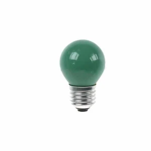 Golf Ball Bulb 45mm Round 240V 15W E27 Green - Picture 1 of 2