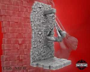 Hanging Bandage Miniature Dungeon of Pleasure Figure NSFW Erotic Gift 75mm - Picture 1 of 8