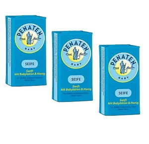 3x 100g Penaten Baby Seife Sanft Mit Baby Öl und Honig Babyweiche Haut - Bild 1 von 1