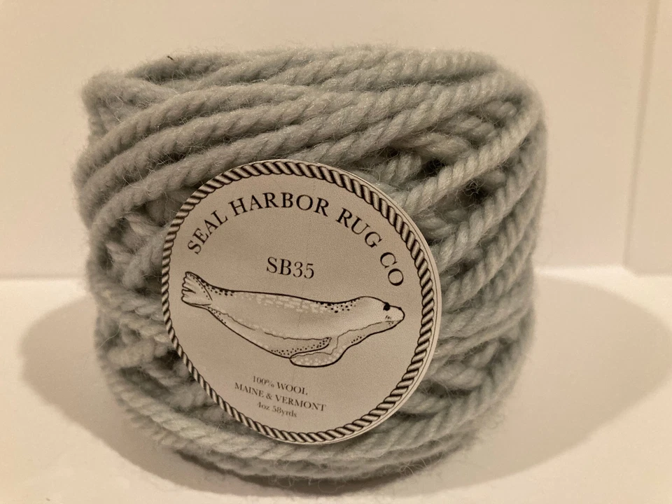 Seal Harbor Wool Rug Yarn-SB35-4 oz/58 yds-Bulky weight-100% Wool-Punch Needle - Image 1 of 1